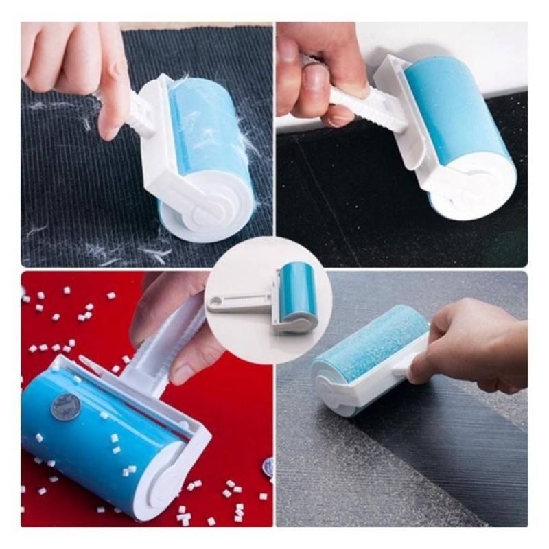 Rodillo Quita Pelusa Pelo Ropa Lavable Rehusable Pegajoso