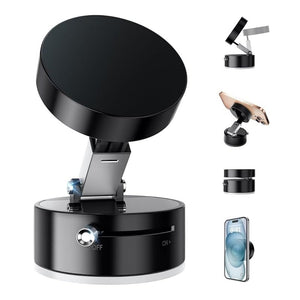 Soporte Magnético 180° para Celular con Ventosa Potente Auto Escritorio Vidrio